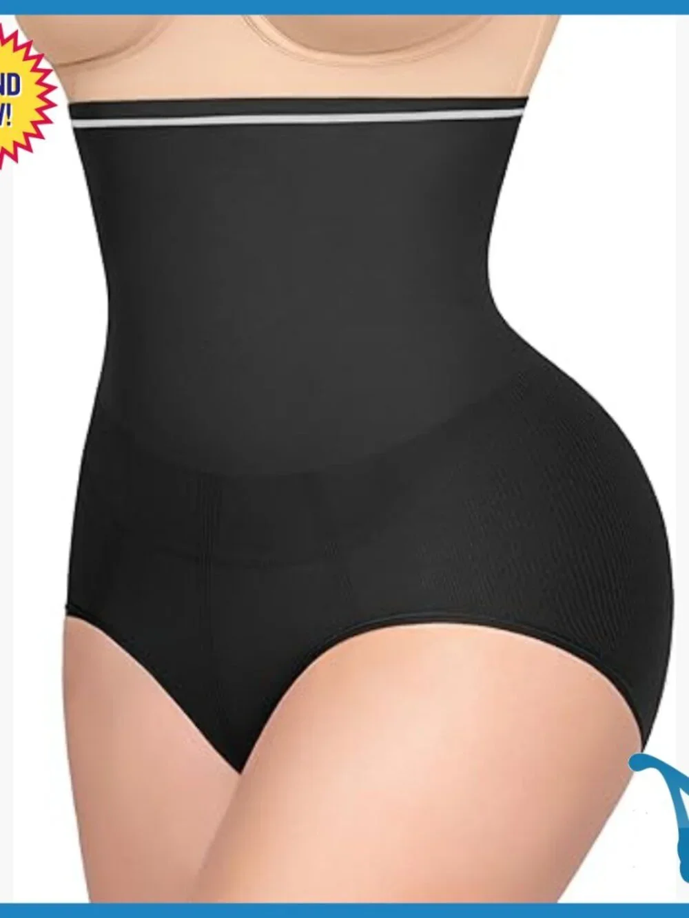 High Waisted Seamless Shapewear Tummy Control Panties Compression Briefs